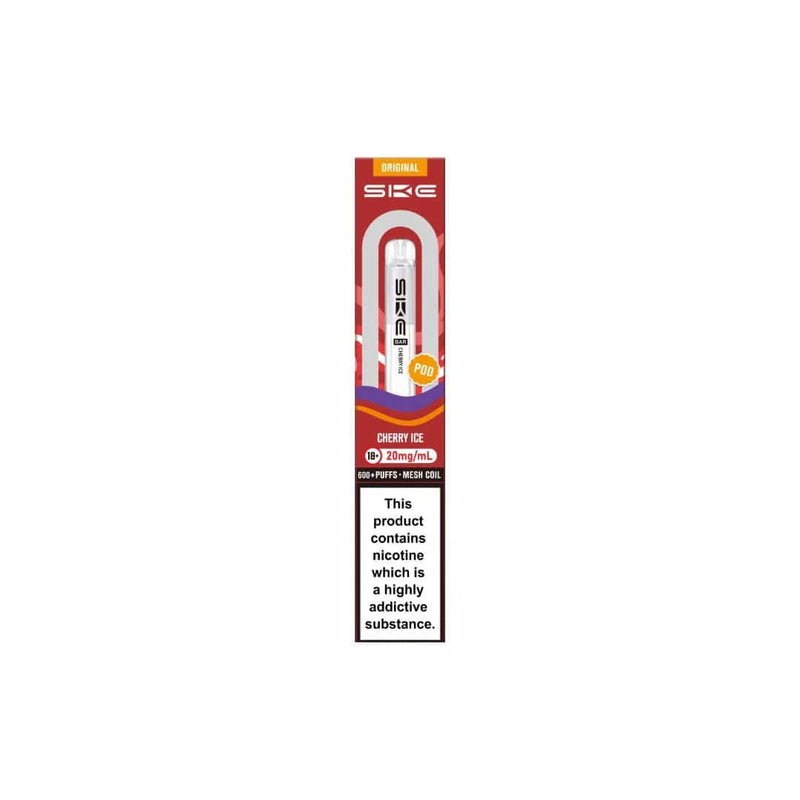 SKE Vaping Products SKE Bar 600 20mg Replacement Prefilled Pod