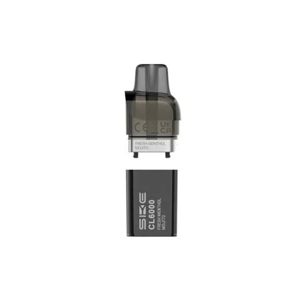 SKE Vaping Products SKE Crystal CL6000 20mg Replacement Prefilled Pods 2ml 1200 Puffs - 2 Pcs