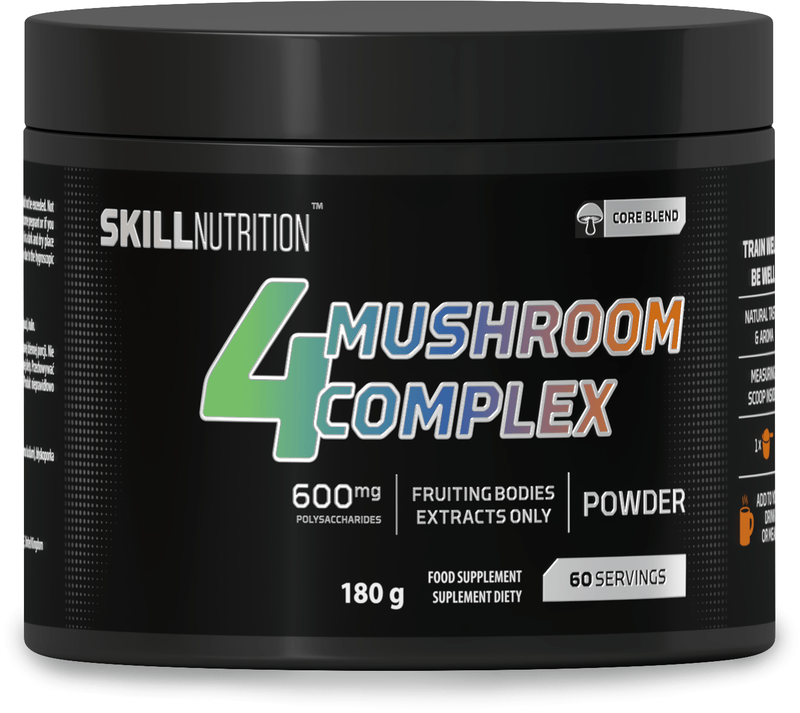Skill Nutrition Health and Wellbeing 4 Mushroom Complex - 180 grams