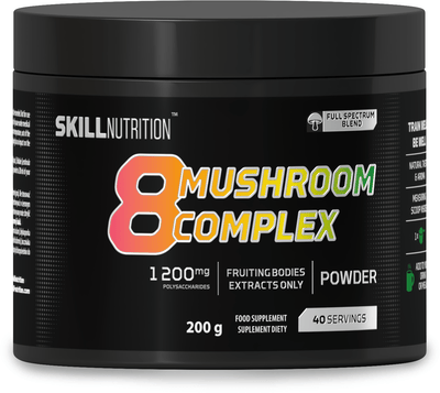 Skill Nutrition Health and Wellbeing 8 Mushroom Complex - 200 grams