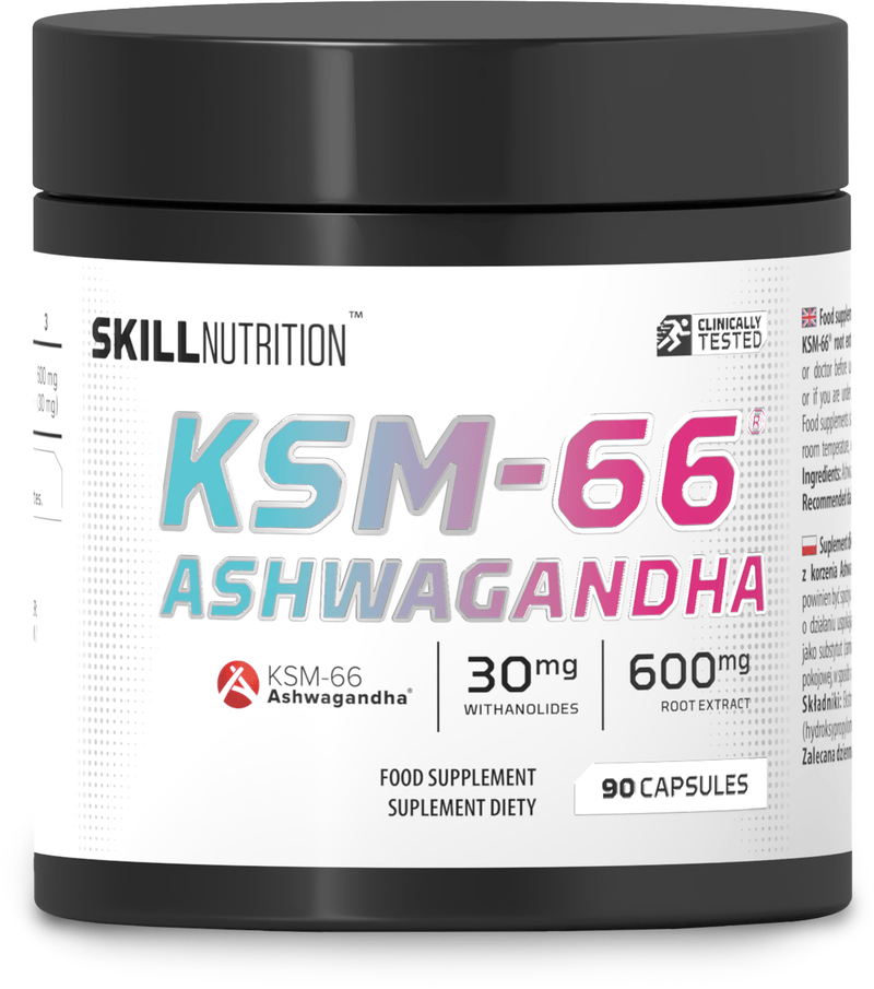 Skill Nutrition Health and Wellbeing KSM-66 Ashwagandha - 90 vegan caps