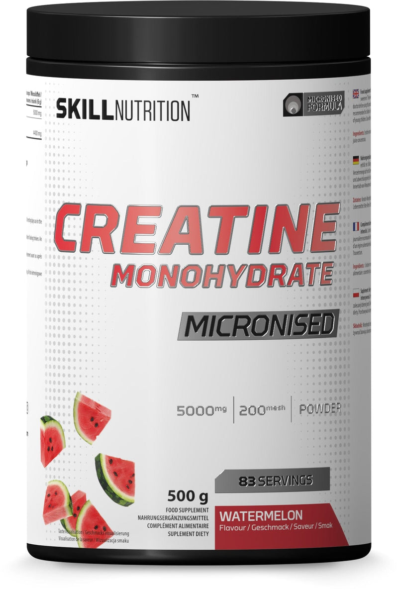 Skill Nutrition Micronised Creatine Monohydrate, Watermelon - 500g