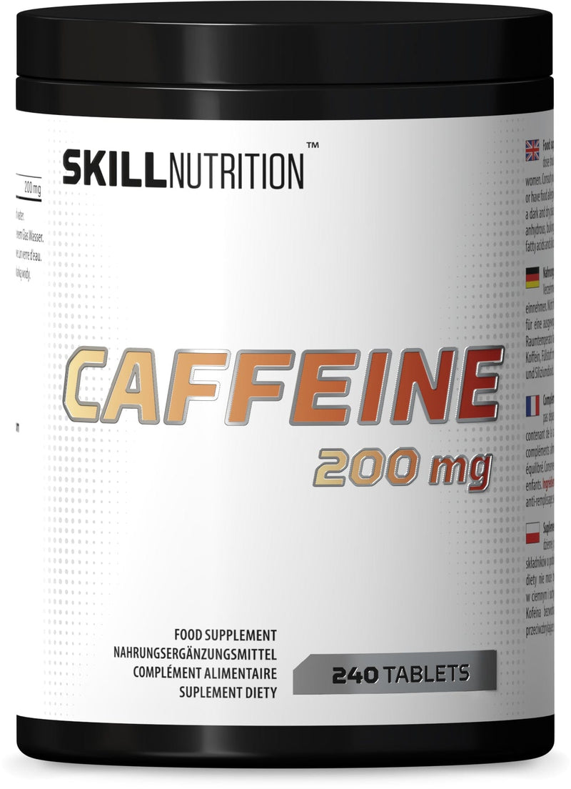 Skill Nutrition Nootropics & Supplements Caffeine, 200mg - 240 tabs