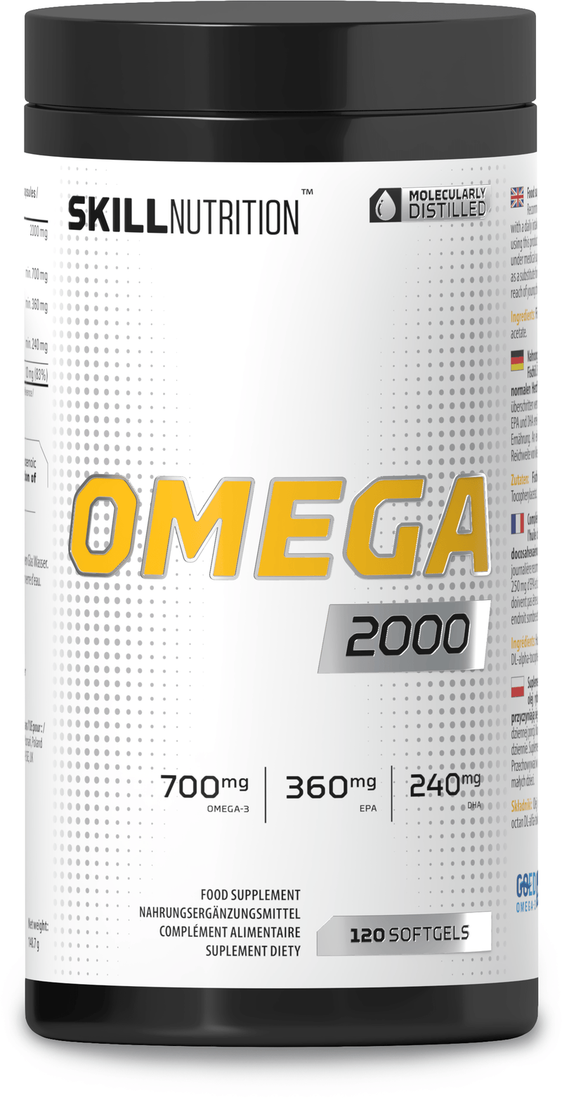 Skill Nutrition Omegas, EFAs, CLA, Oils Omega 2000 - 120 softgels