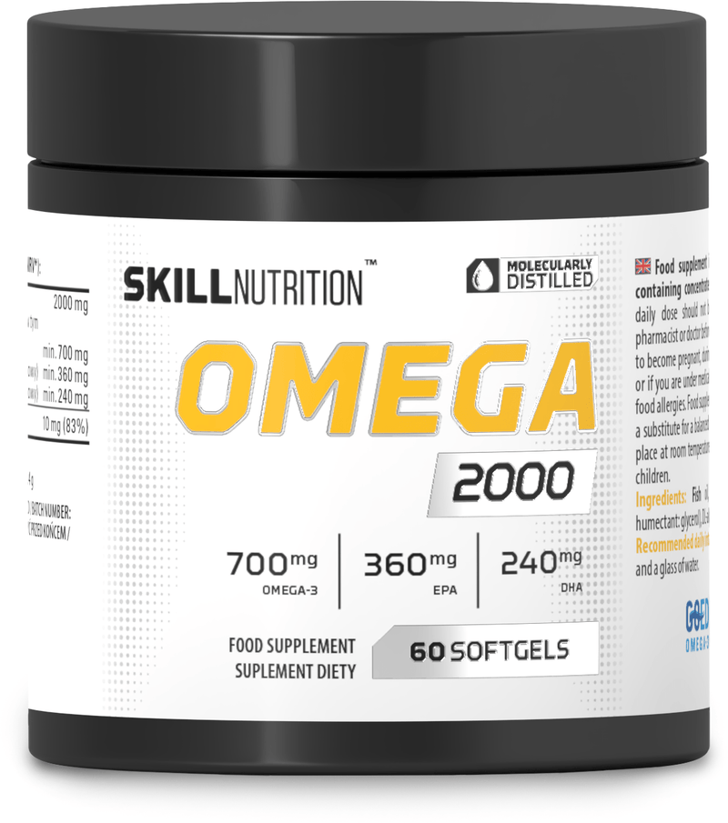 Skill Nutrition Omegas, EFAs, CLA, Oils Omega 2000 - 60 softgels