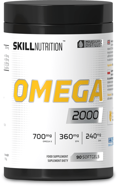 Skill Nutrition Omegas, EFAs, CLA, Oils Omega 2000 - 90 softgels
