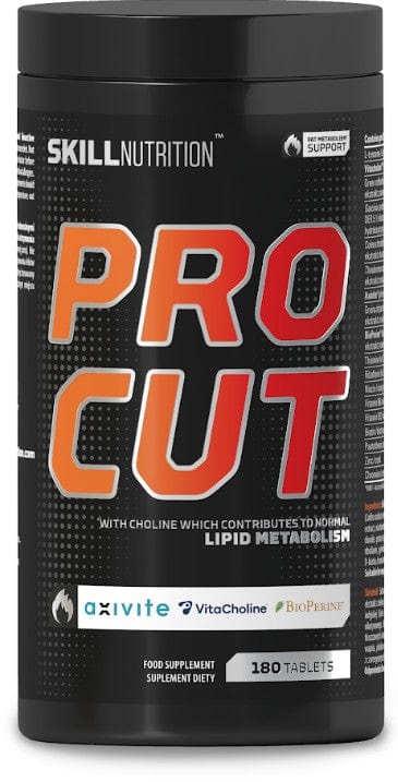Skill Nutrition Slimming and Weight Management Pro Cut, Fat Metabolism Support - 180 tablets