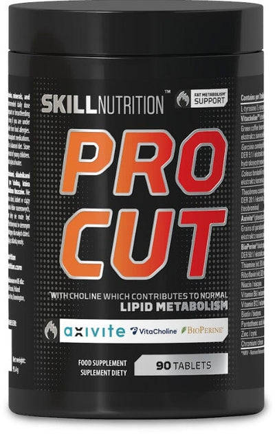Skill Nutrition Slimming and Weight Management Pro Cut, Fat Metabolism Support - 90 tablets