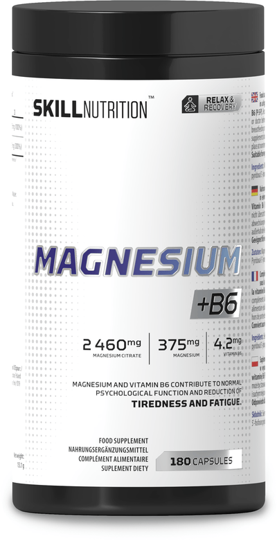 Skill Nutrition Vitamins & Minerals Magnesium + B6 - 180 caps