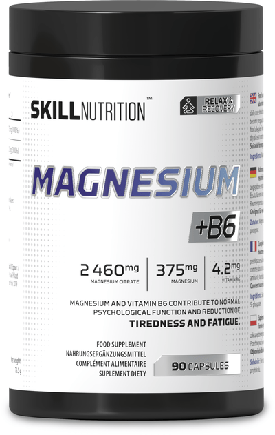 Skill Nutrition Vitamins & Minerals Magnesium + B6 - 90 caps