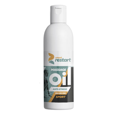 Smart Restart Supplements Smart Restart CBD Massage Oil Anti-Stress 500mg 200ml