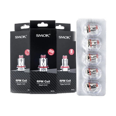 Smok Vaping Products Quartz-1.2Ohm Smok RPM Replacement Coils - 0.6Ω/0.4Ω/1.2Ω/1.0Ω