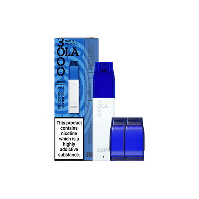SMPO Vaping Products 20mg SMPO Ola 3000 Prefilled Pod Vape Kit - 2ml (Pack of 3)