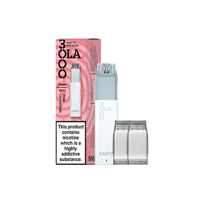 SMPO Vaping Products 20mg SMPO Ola 3000 Prefilled Pod Vape Kit - 2ml (Pack of 3)