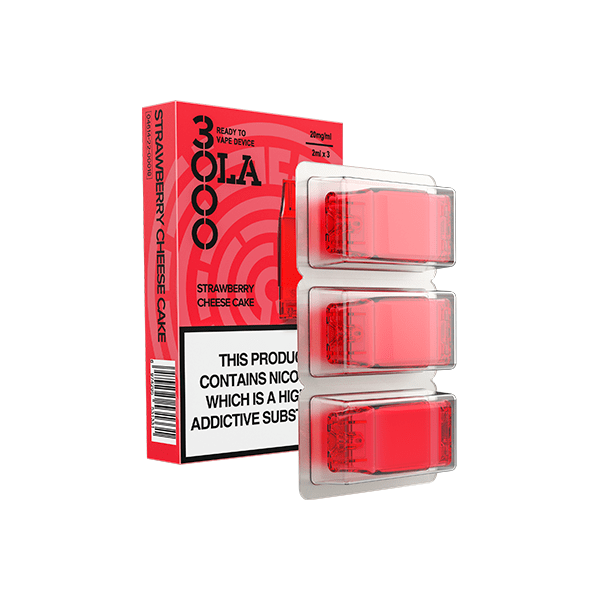 SMPO Vaping Products 20mg SMPO Ola 3000 Prefilled Pods 2ml 1800 Puffs - 3 Pcs
