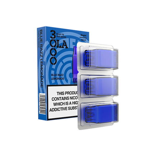 SMPO Vaping Products 20mg SMPO Ola 3000 Prefilled Pods 2ml 1800 Puffs - 3 Pcs