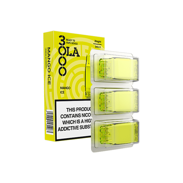 SMPO Vaping Products 20mg SMPO Ola 3000 Prefilled Pods 2ml 1800 Puffs - 3 Pcs