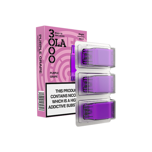 SMPO Vaping Products 20mg SMPO Ola 3000 Prefilled Pods 2ml 1800 Puffs - 3 Pcs