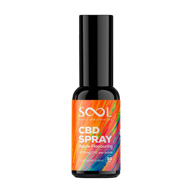 SOOL CBD Products SOOL CBD Oil Spray Apple 1000mg