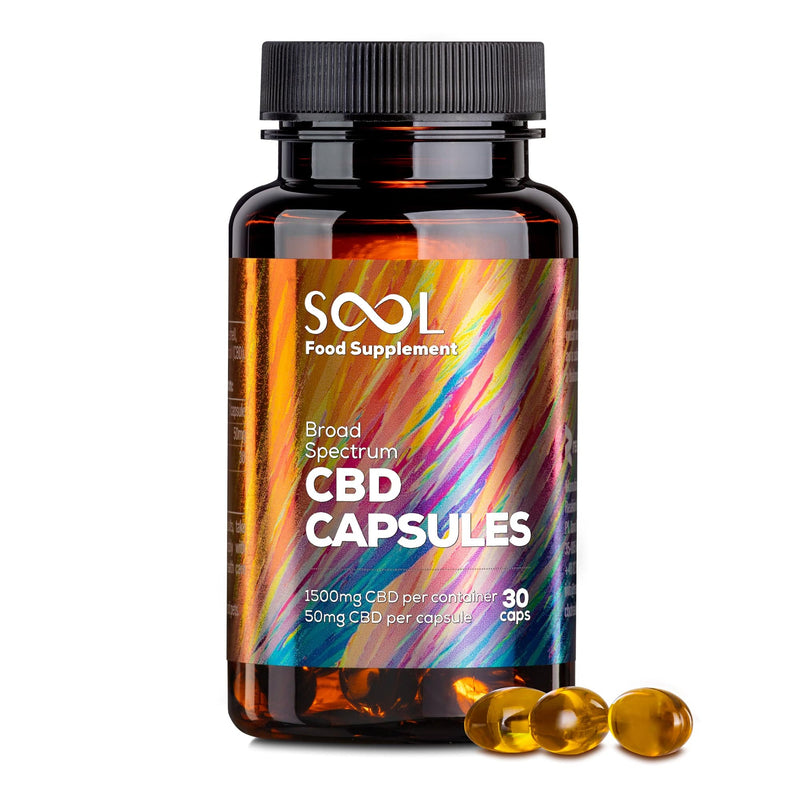 SOOL Supplements SOOL CBD Gel capsules 1500mg 30pcs