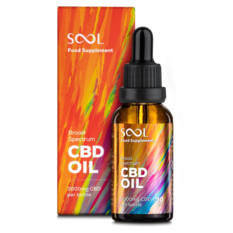 SOOL Supplements SOOL CBD Oil 3000mg 30ml