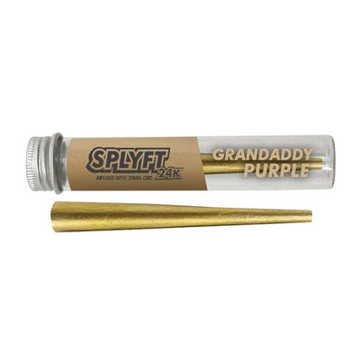 SPLYFT Food, Beverages & Tobacco SPLYFT 24K Gold Edition 25mg CBD Infused Cones – Granddaddy Purple