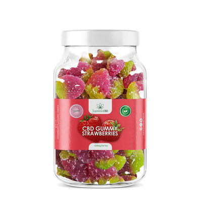 Supreme CBD CBD Products Strawberries Supreme CBD 1600mg Broad Spectrum Gummies
