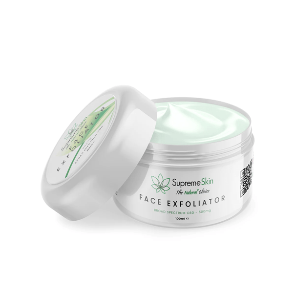 Supreme CBD CBD Products Supreme CBD 500mg CBD Face Exfoliator - 100ml