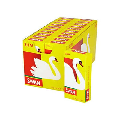 Swan Food, Beverages & Tobacco Swan Slim PreCut Filter Tips (20 x 120 Pack)
