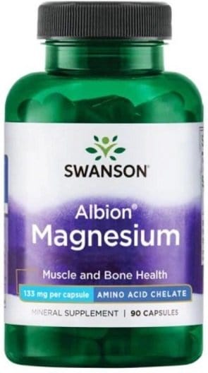 Swanson Albion Magnesium, 133mg - 90 caps