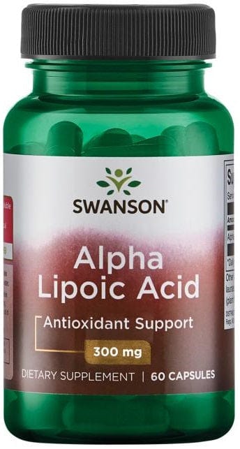 Swanson Amino Acids and BCAAs Alpha Lipoic Acid, 300mg - 60 caps