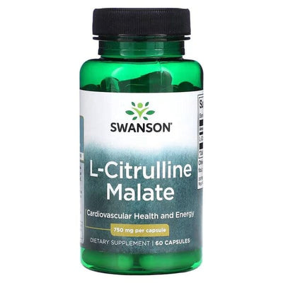 Swanson Amino Acids and BCAAs L-Citrulline Malate Complex, 750mg - 60 caps