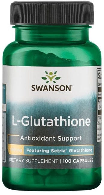 Swanson Amino Acids and BCAAs L-Glutathione, 100mg - 100 caps