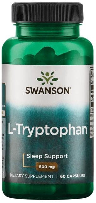 Swanson Amino Acids and BCAAs L-Tryptophan, 500mg - 60 caps