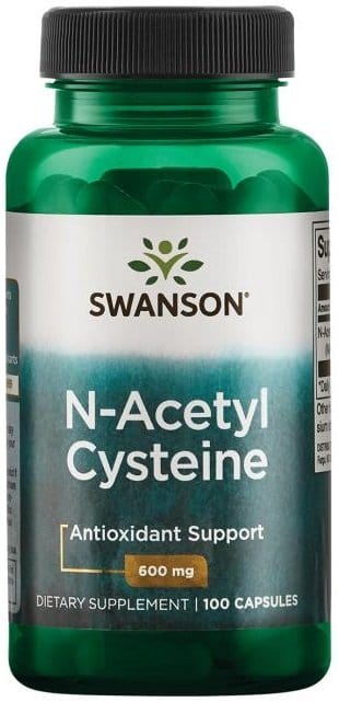 Swanson Amino Acids and BCAAs N-Acetyl Cysteine, 600mg - 100 caps
