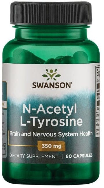 Swanson Amino Acids and BCAAs N-Acetyl L-Tyrosine, 350mg - 60 caps