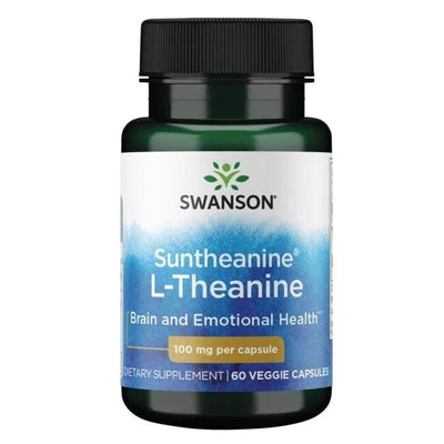 Swanson Amino Acids and BCAAs Suntheanine L-Theanine, 100mg - 60 vcaps