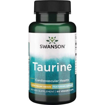 Swanson Amino Acids and BCAAs Taurine, 1000mg - 60 vcaps