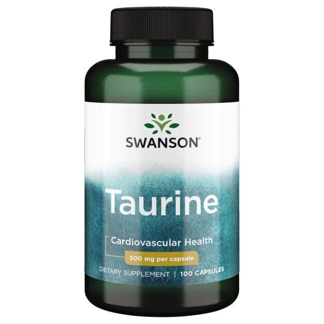 Swanson Amino Acids and BCAAs Taurine, 500mg - 100 caps