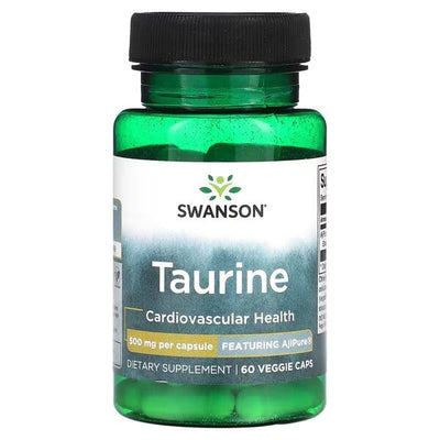 Swanson Amino Acids and BCAAs Taurine, 500mg - 60 vcaps