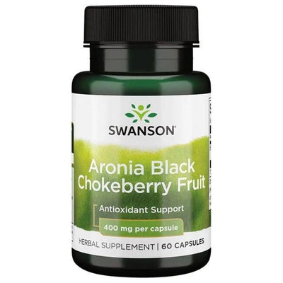 Swanson Aronia Black Chokeberry Fruit, 400mg - 60 caps