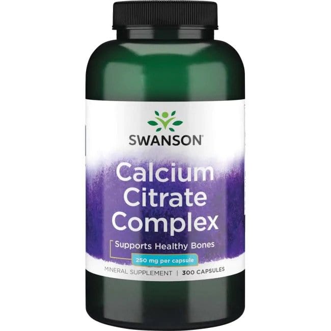 Swanson Calcium Citrate Complex, 250mg - 300 caps