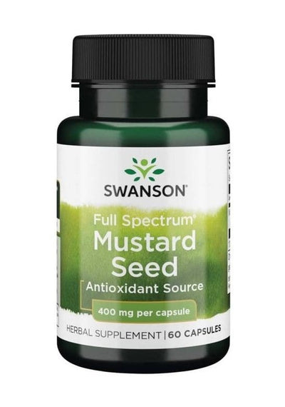 Swanson Full Spectrum Mustard Seed, 400mg - 60 caps