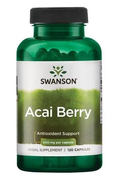 Swanson Health and Wellbeing Acai Berry, 500mg - 120 caps