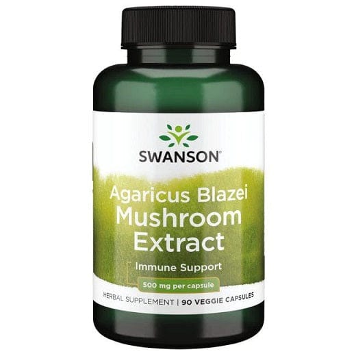 Swanson Health and Wellbeing Agaricus Blazei Mushroom Extract, 500mg - 90 vcaps