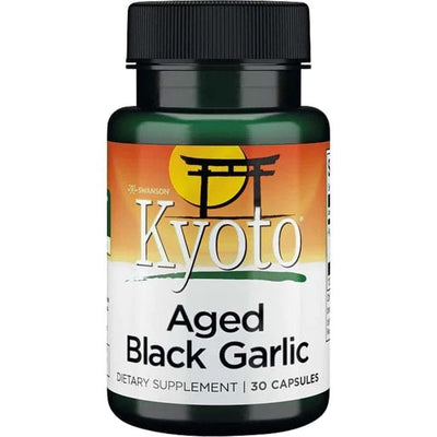 Swanson Health and Wellbeing Aged Black Garlic - 30 caps
