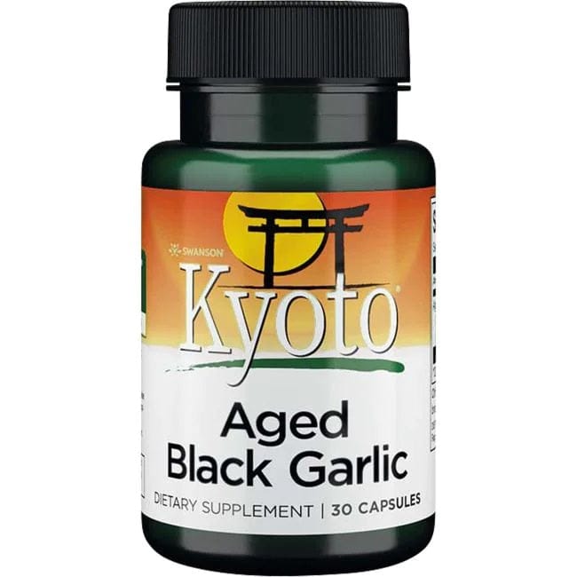 Swanson Health and Wellbeing Aged Black Garlic - 30 caps