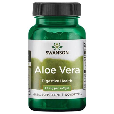 Swanson Health and Wellbeing Aloe Vera, 25mg - 100 softgels