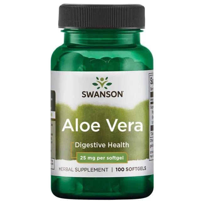 Swanson Health and Wellbeing Aloe Vera, 25mg - 100 softgels