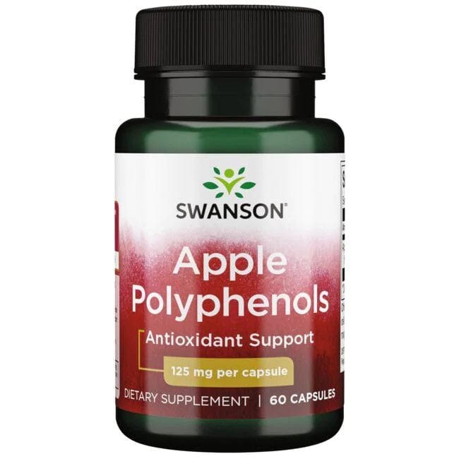 Swanson Health and Wellbeing Apple Polyphenols, 125mg - 60 caps